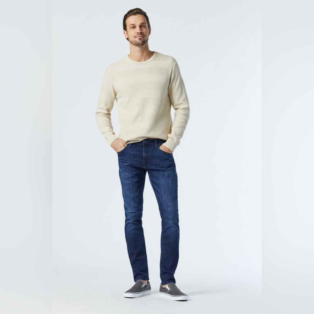 Mavi White Edge Jake Slim Leg Jeans
